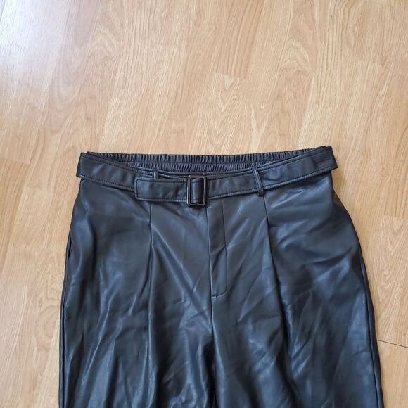 INC International Faux-Leather Belted Pants sz  2X - Picture 5 of 12